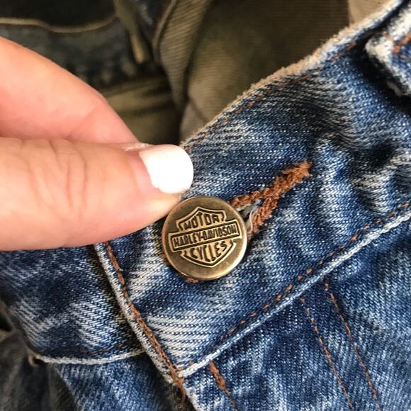 Genuine Harley-Davidson Mens Classic Boot Cut Relaxed Denim Jeans 99020N 36 x 30 - Picture 8 of 16